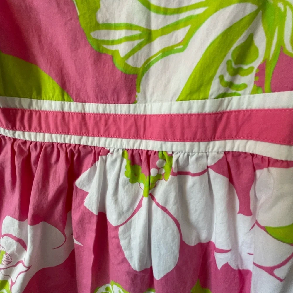 EUC size 3 Lilly Pulitzer girls dress with zipper back. - Picture 3 of 4
